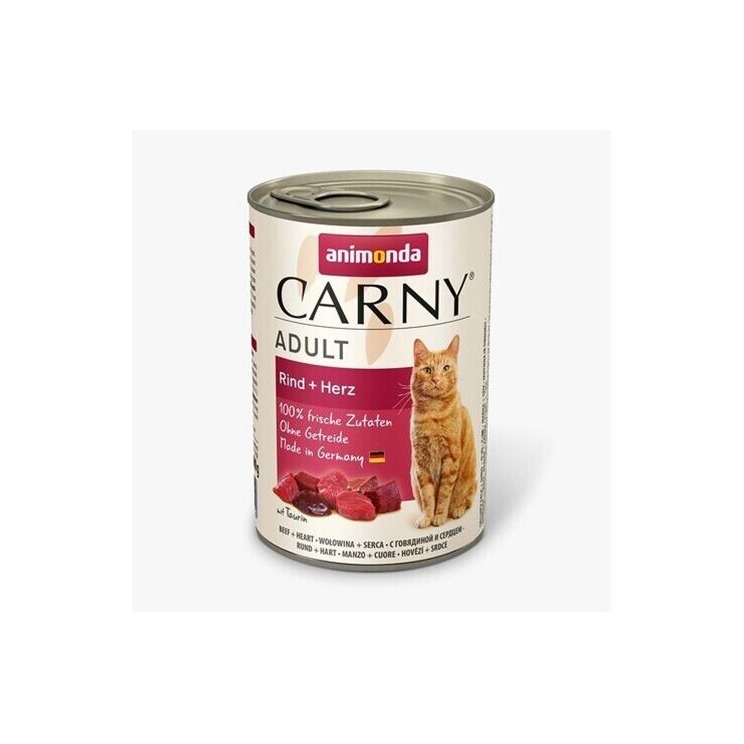 Animonda CARNY® cat Adult hovädzie a morčacie srdiečka bal. 6 x 400 g konzerva